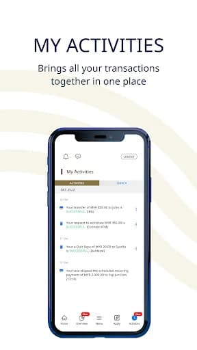 HLB Connect Mobile Banking App screenshot 2