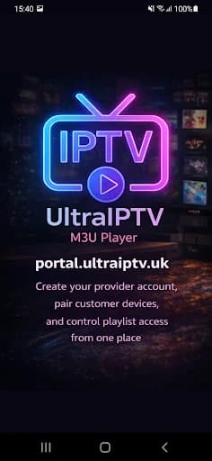 UltraIPTV M3U IPTV Player screenshot 1