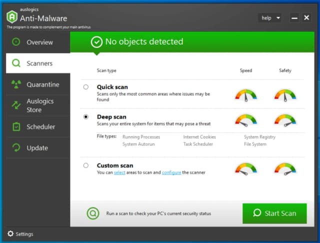 Auslogics Anti-Malware screenshot 3