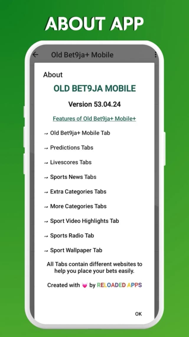 Old Bet9ja Mobile screenshot 3