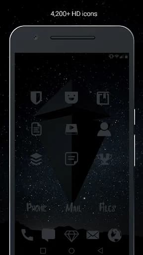 Murdered Out Pro - Black Icons screenshot 2