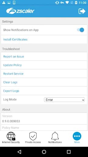 Zscaler Client Connector screenshot 3