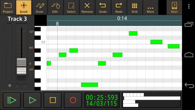 Audio Evolution Mobile DEMO screenshot 2