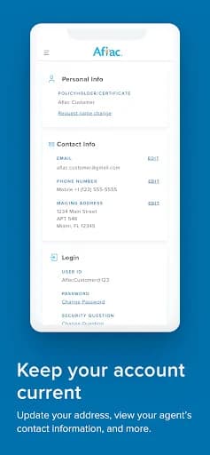 MyAflac screenshot 4