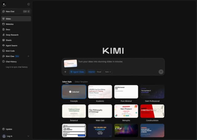 Kimi screenshot 1