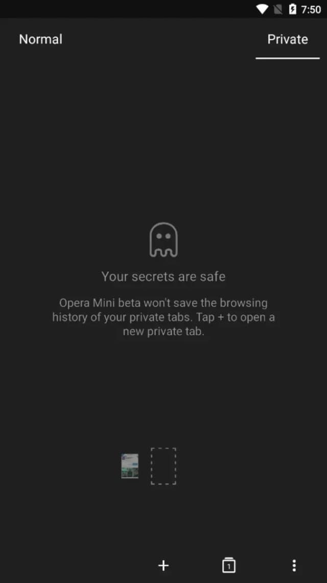 Opera Mini beta screenshot 5