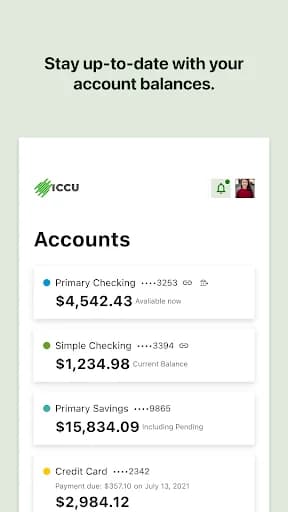 ICCU Mobile Banking screenshot 2