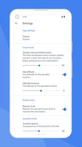 Fake GPS Location - Joystick and Routes screenshot 6