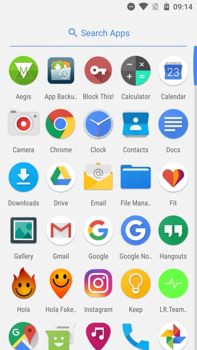 Lawnchair screenshot 2