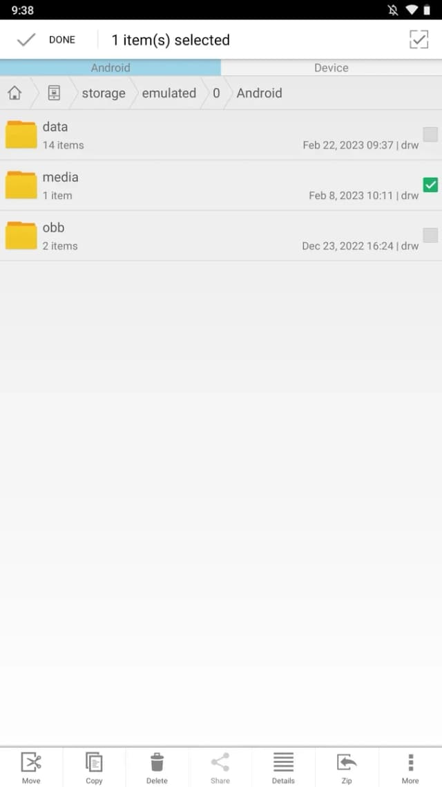 File Manager HD screenshot 3