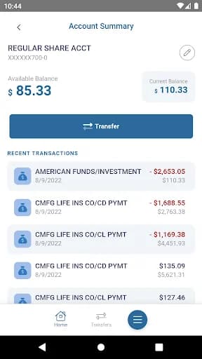 Members1CU Mobile Banking screenshot 4