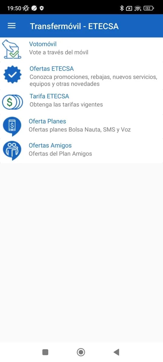 Transfermóvil screenshot 6