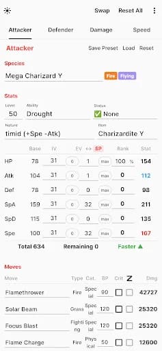 Damage Calculator screenshot 1