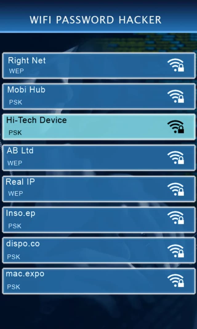 Wifi Password Hacker screenshot 4