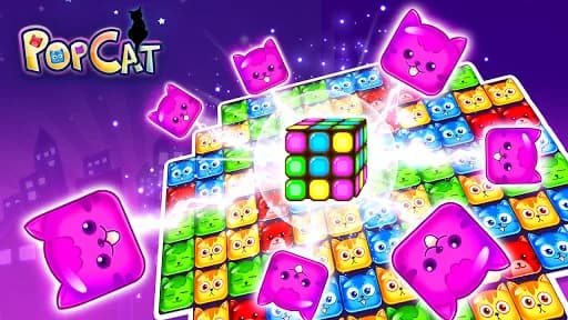 Pop Cat - Jogos de Gatos Bolha screenshot 6