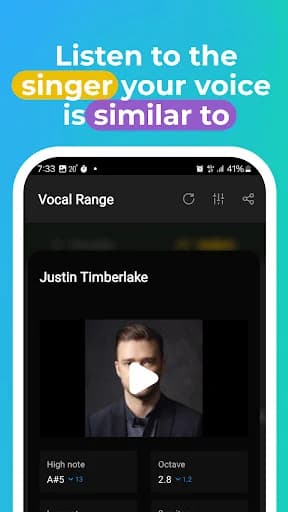 VocalRange Vocaberry screenshot 5