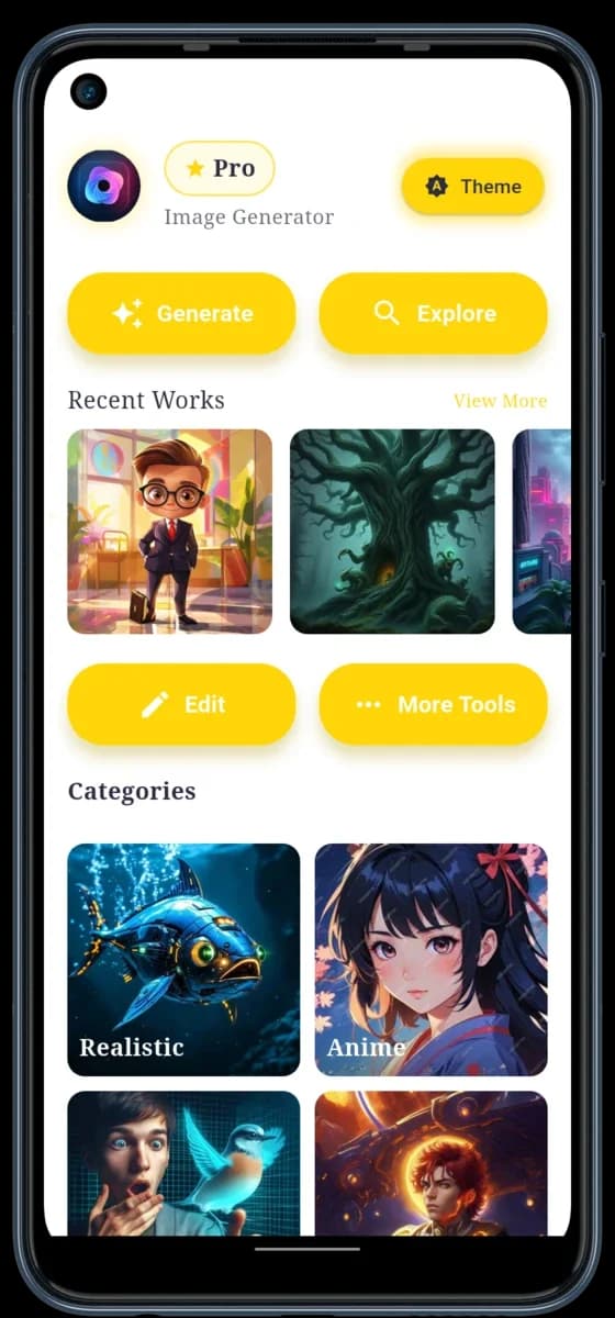 Imagly AI - Free AI Image Generator screenshot 1