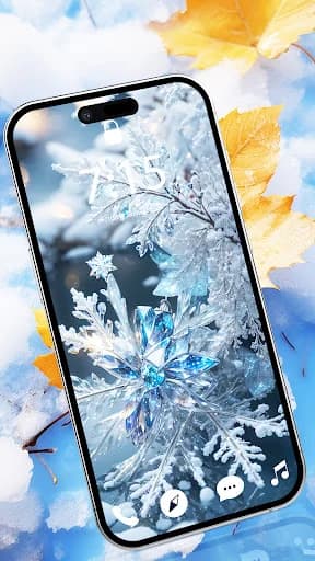 Snow winter live wallpaper 4K screenshot 4