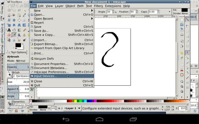 GIMP Inkscape screenshot 2