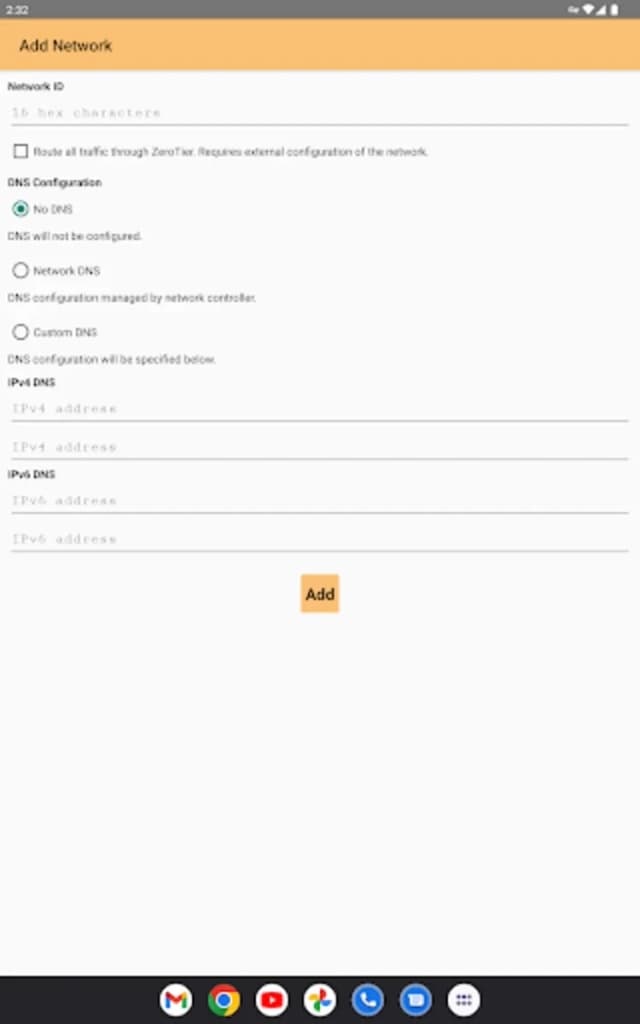 ZeroTier One screenshot 2