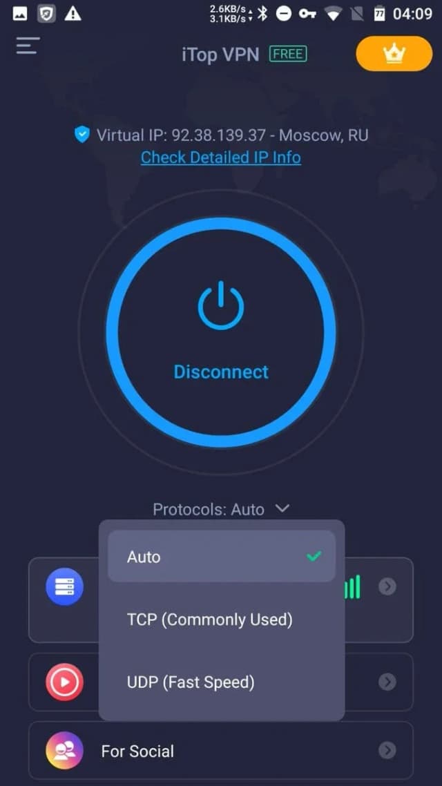 iTop VPN screenshot 4