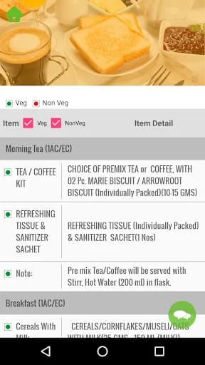 Menu On Rails screenshot 2