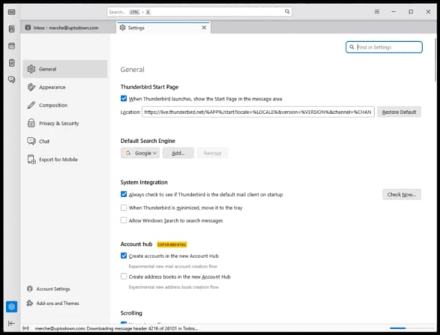 Thunderbird screenshot 6