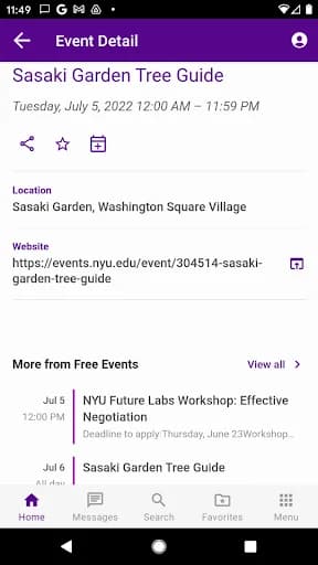 NYU Mobile screenshot 5
