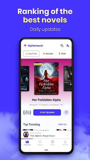 AlphaNovel — Books & Stories screenshot 2