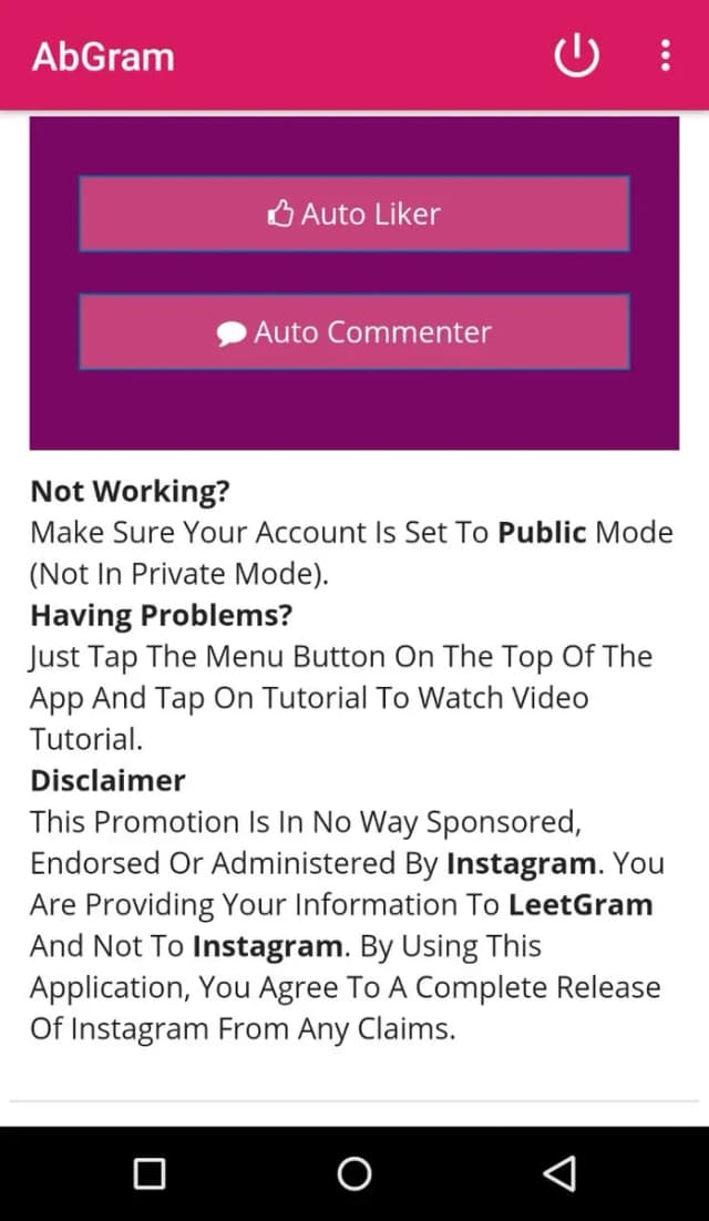 AbGram screenshot 3