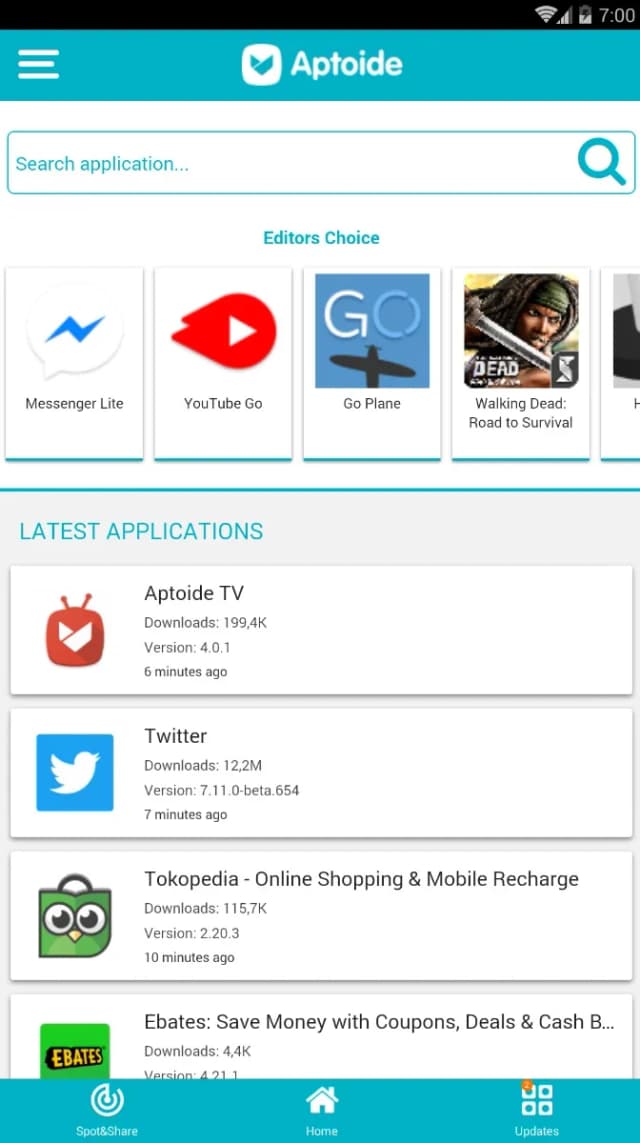 Aptoide Lite screenshot 1