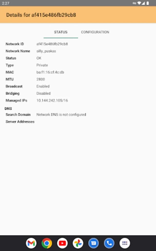 ZeroTier One screenshot 4