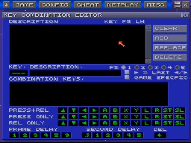 ZSNES screenshot 2