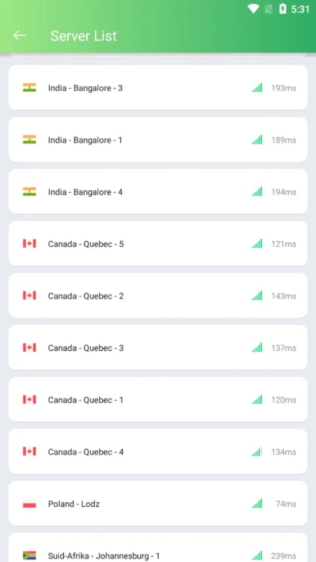 Panda VPN Pro screenshot 3