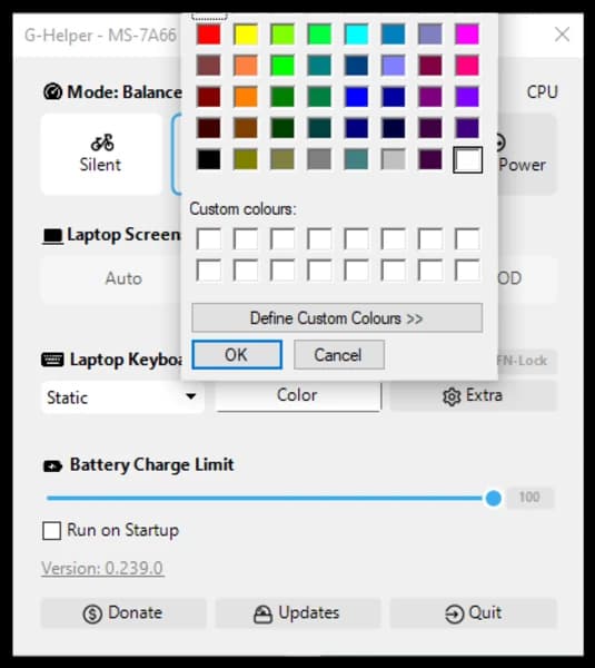 G-Helper screenshot 3