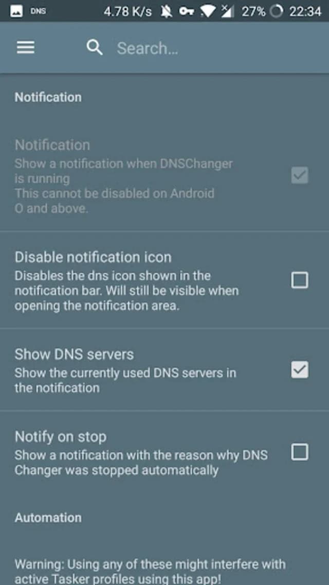 DNSChanger for IPv4/IPv6 screenshot 2