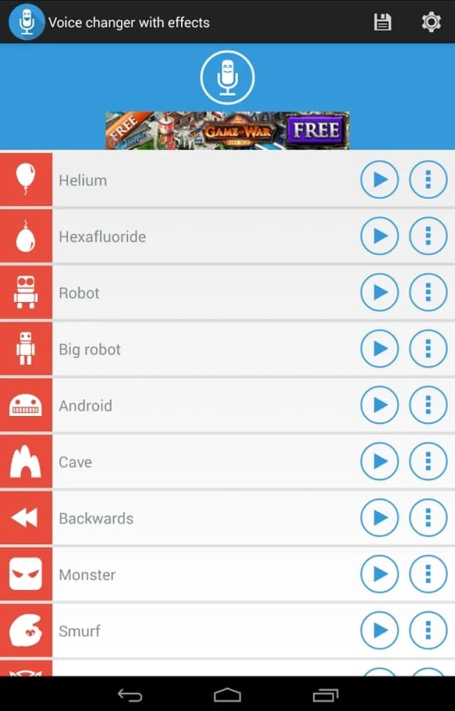 Voice Changer With Effects screenshot 3