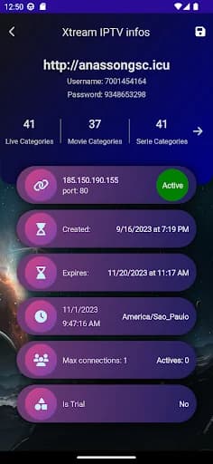 IPTV XTREAM Checker screenshot 3