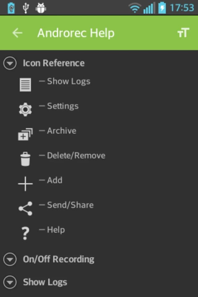 Androrec screenshot 4