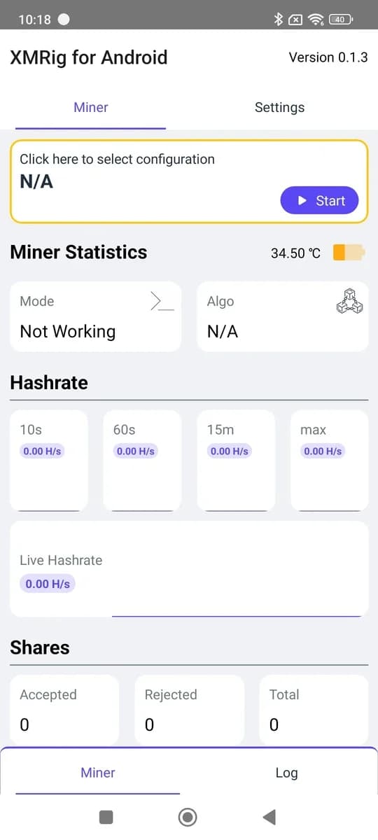 XMRig for Android screenshot 4
