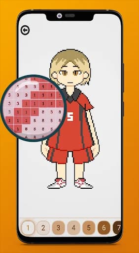 Color By Number Haikyu screenshot 5