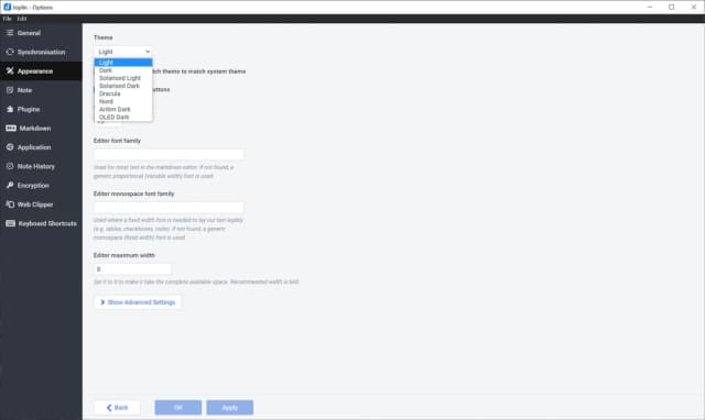 Joplin screenshot 3