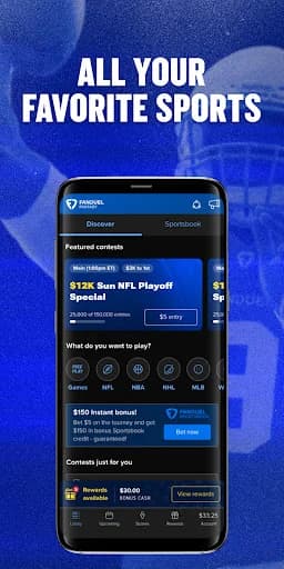 FanDuel Fantasy Sports screenshot 1