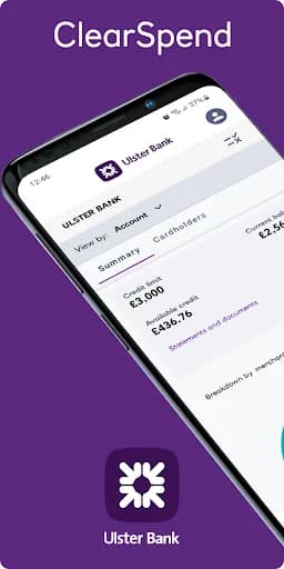 Ulster Bank NI ClearSpend screenshot 1