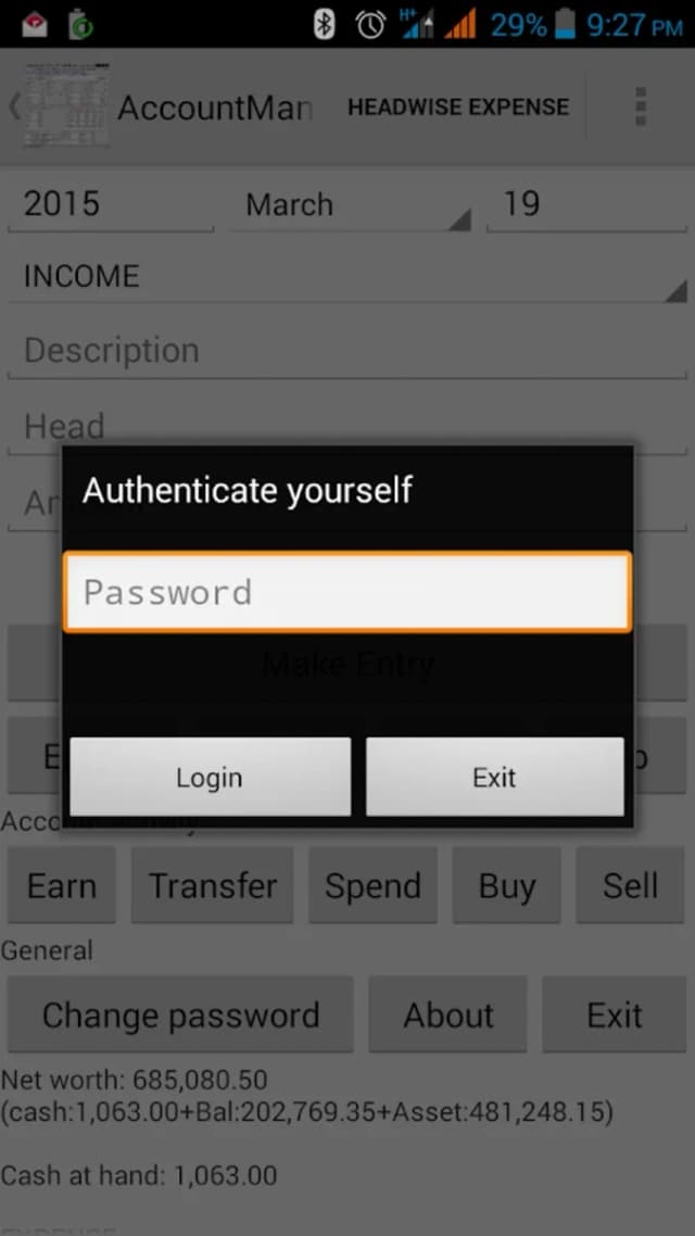 Account Manager screenshot 1