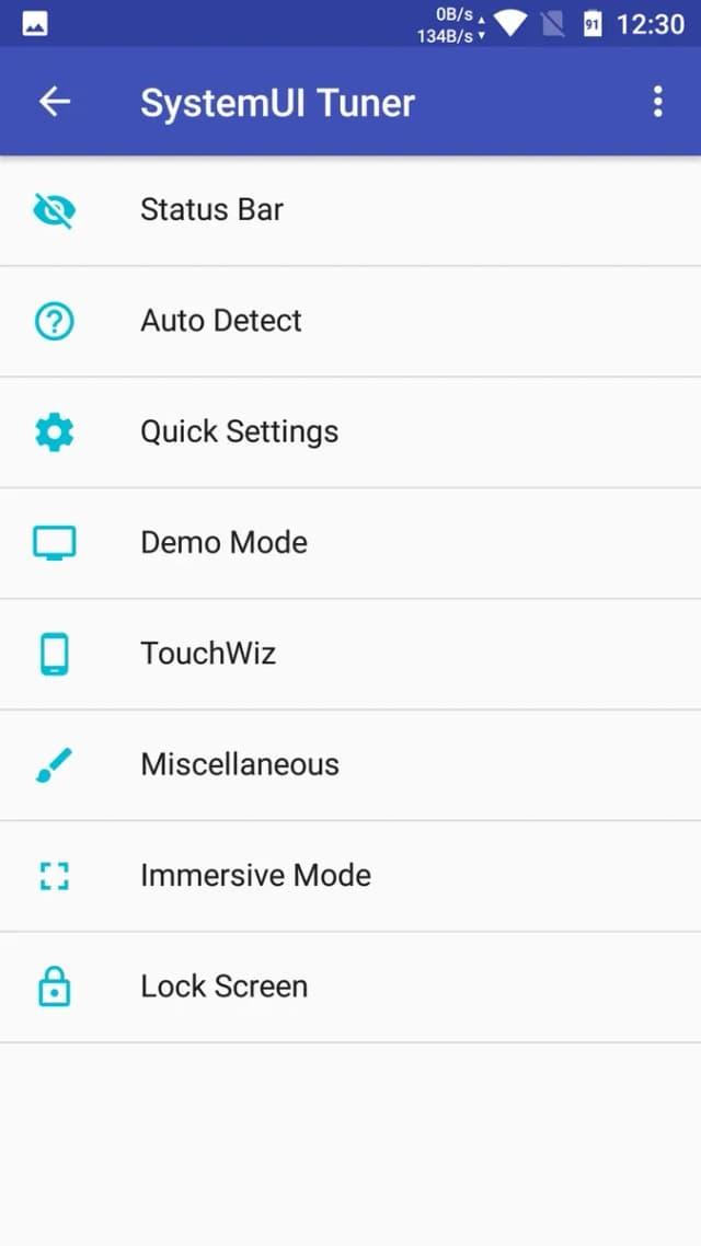SystemUI Tuner screenshot 5