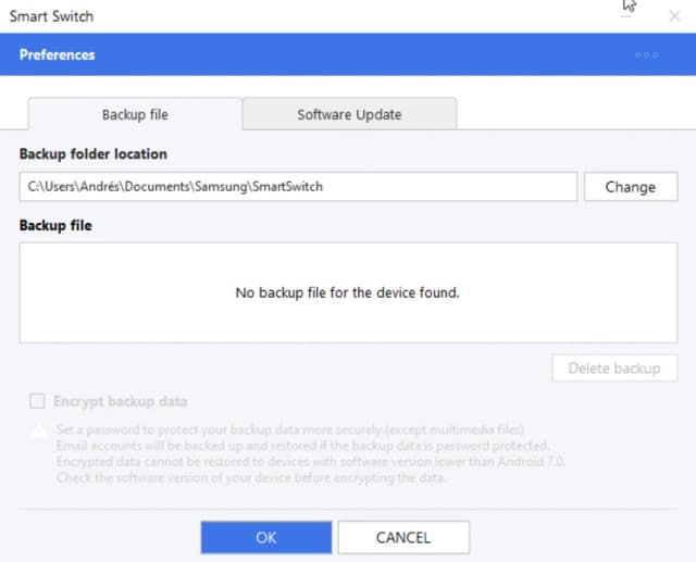 Samsung Smart Switch screenshot 3