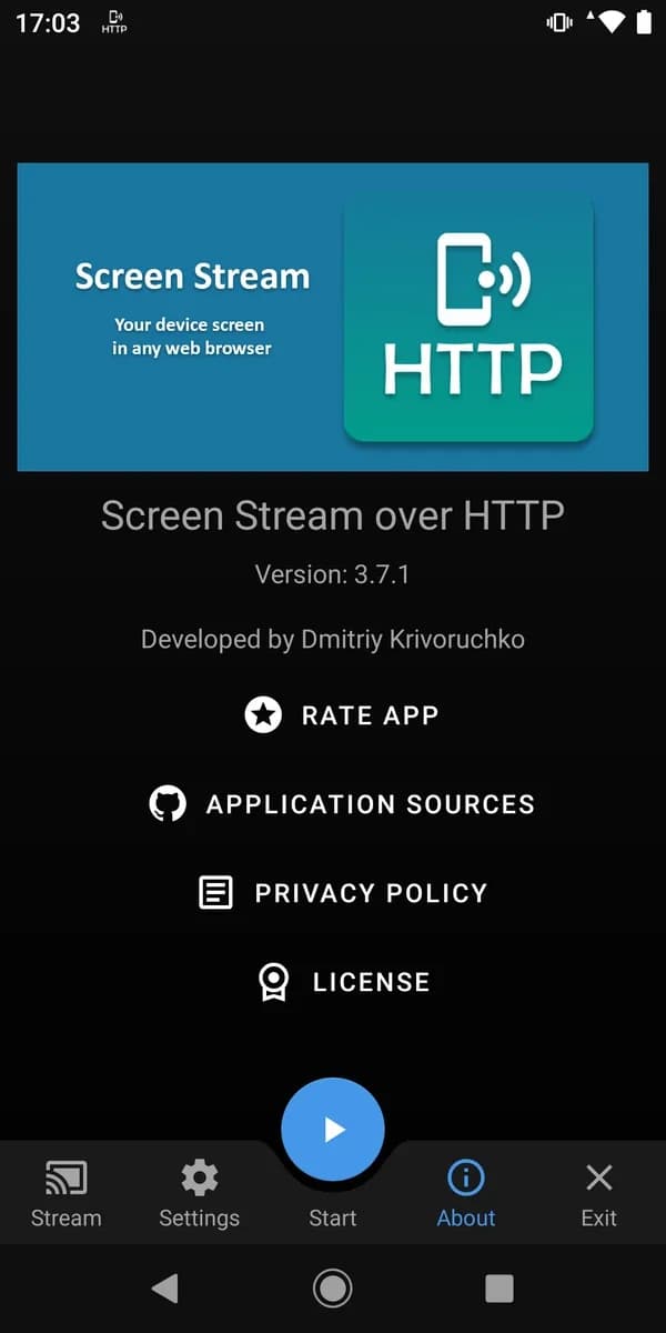 Screen Stream over HTTP screenshot 2
