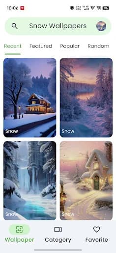 Snow Live Wallpaper  HD Winter screenshot 6