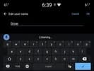 Google Automotive Keyboard screenshot 1
